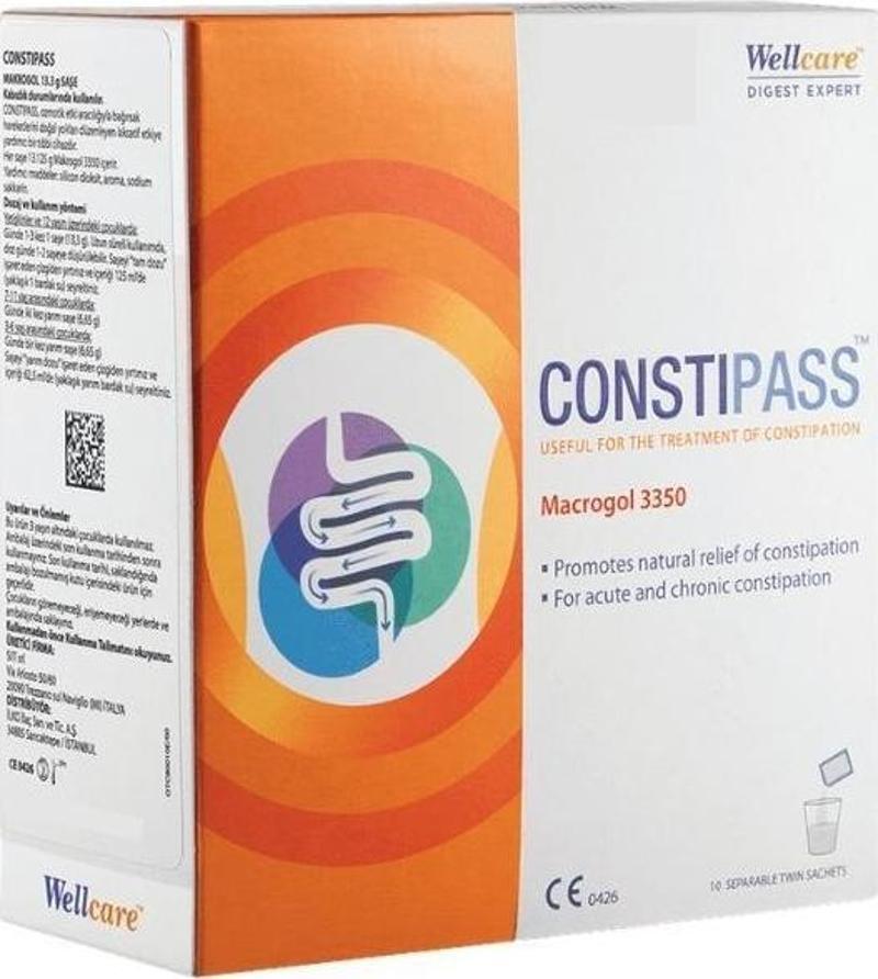 Constipass Macrogol 3350 Takviye Edici Gıda 10 Saşe