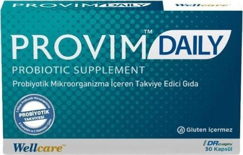 Provim Daily Probiyotik Mikroorganizma İçeren Takviye Edici Gıda 30 Kapsül