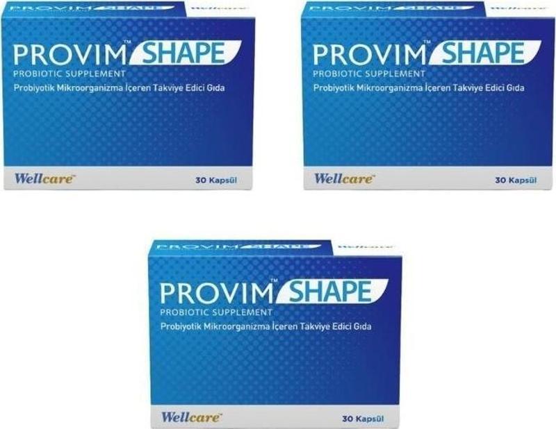 Provim Shape Probiyotik Mikroorganizma İçeren Takviye Edici Gıda 30 Kapsül 3 Al 2 Öde