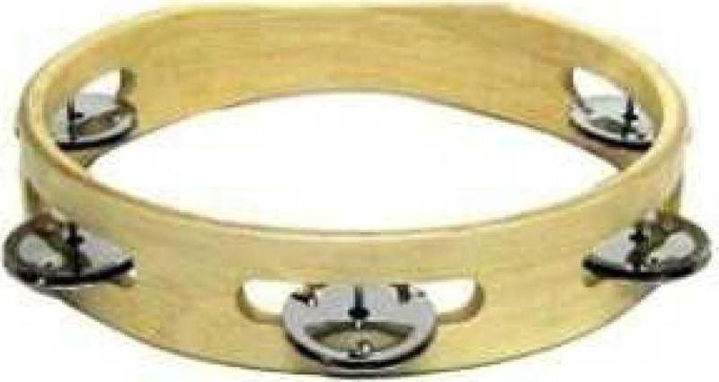 T1075  Wood Tamborin