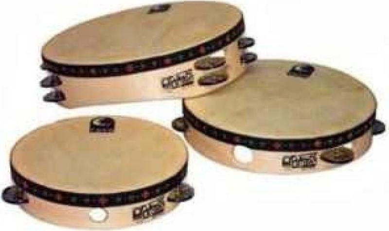 T1075H  Wood Tamborin