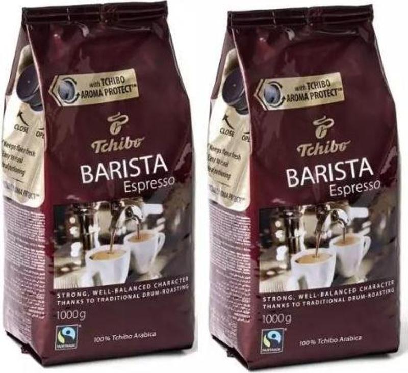 Barista Espresso Çekirdek Kahve 2 Adet 1 kg