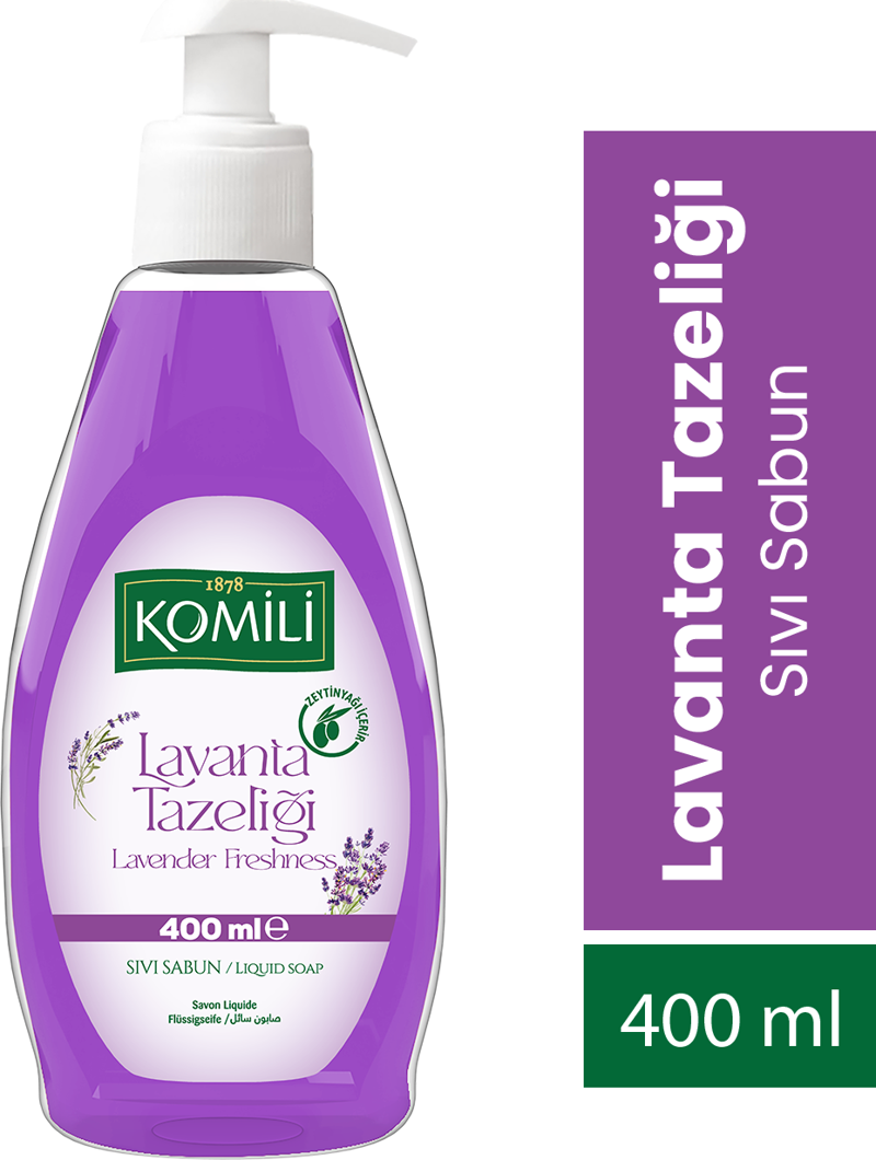 Lavanta Tazeliği Sıvı Sabun - Lavanta Kokulu - 400 ML