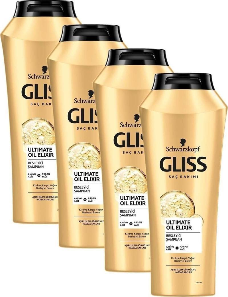 Ultimate Oil Elixir 500 Ml Şampuan X 4 Adet