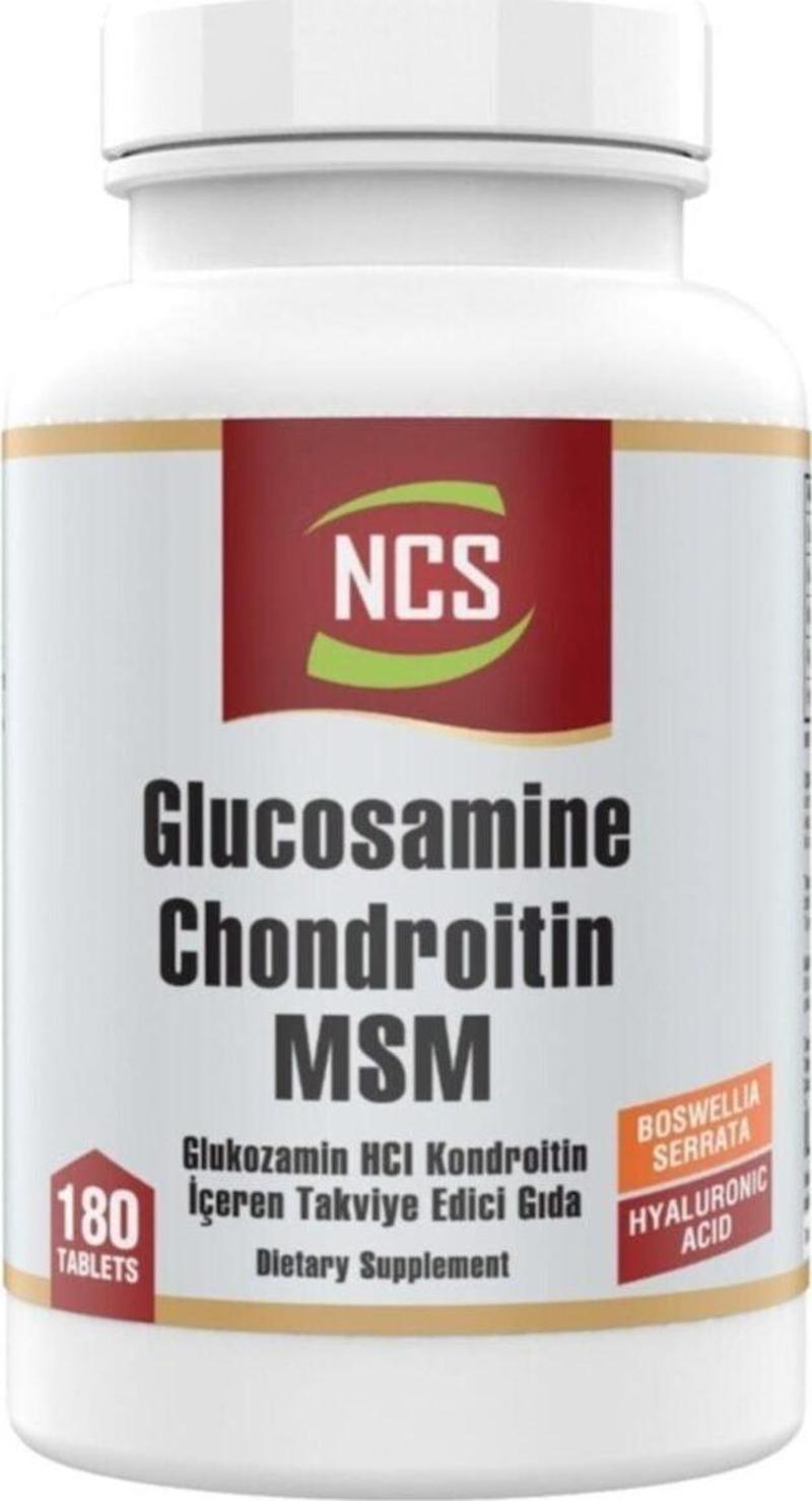 Glucosamine Chondroitin Msm 180 Tablet Boswellia Glukozamin