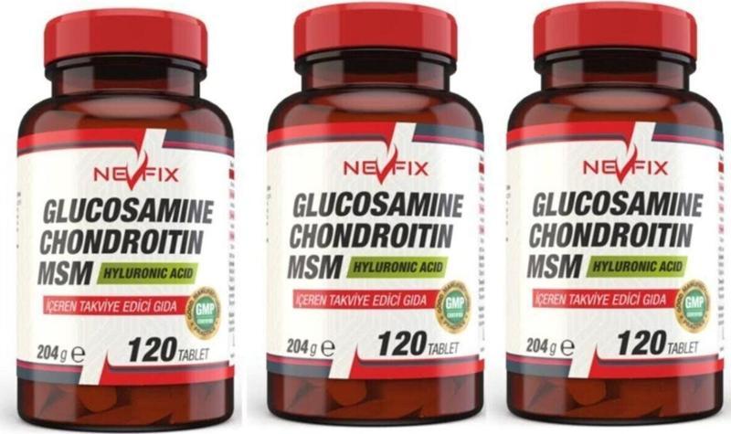 Glucosamine Chondroitin Msm 120 Tablet X 3 Kutu 360 Tablet