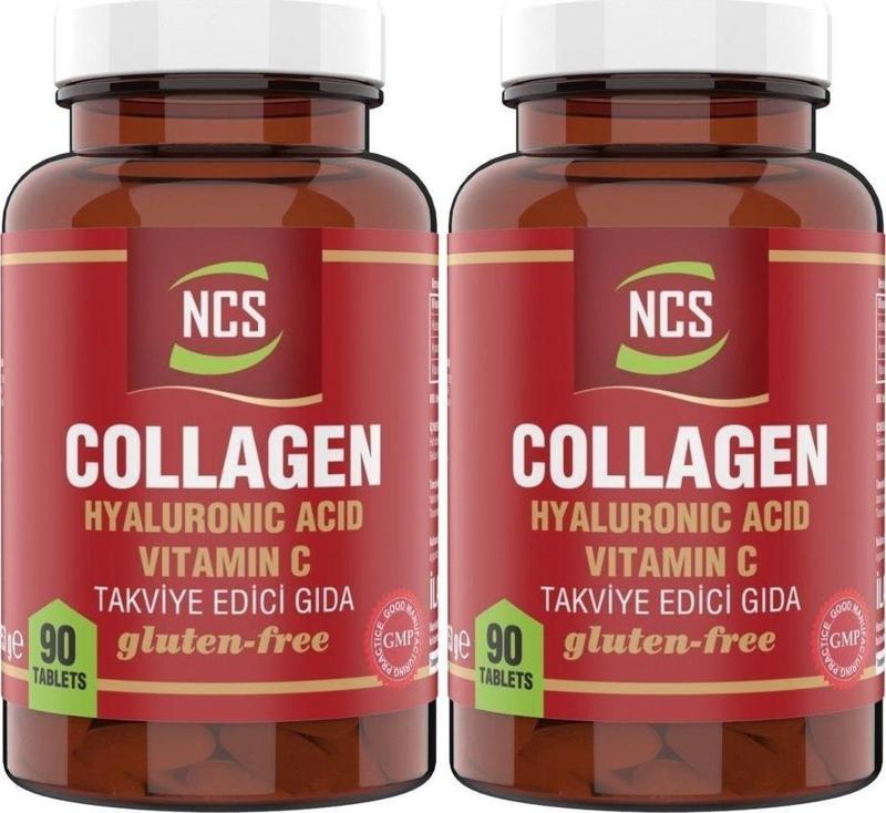 Hidrolize Collagen 2 Kutu 180 Tablet Hyaluronic Acid C Vitamini