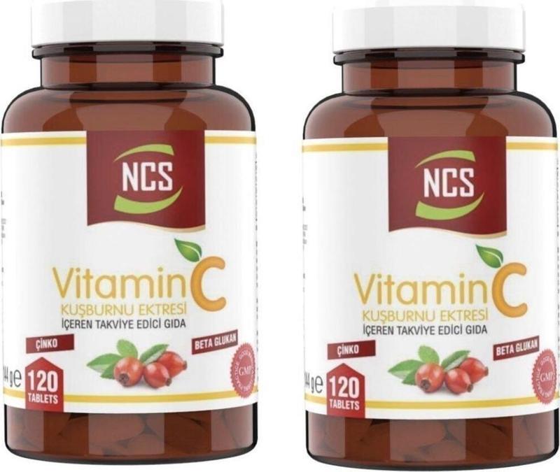 Vitamin C 1000 Mg 2 Kutu 240 Tablet Beta Glukan Çinko Kuşburnu