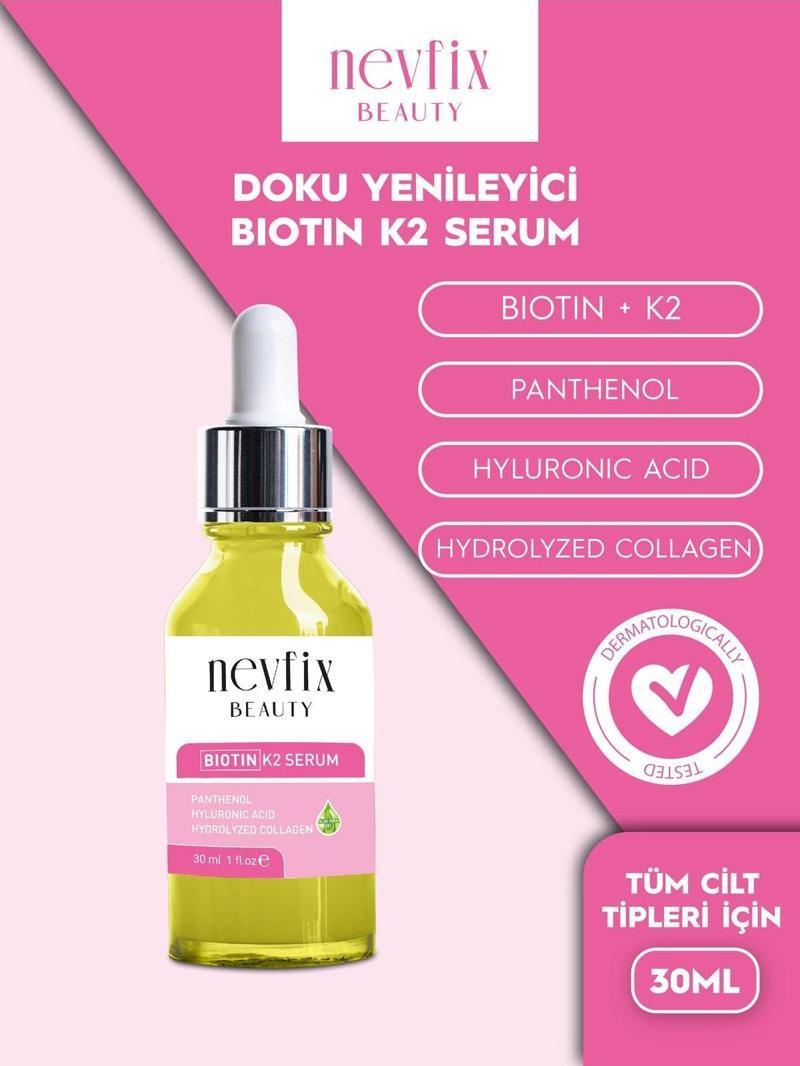 Beauty Biotin K2 Saç Ve Cilt Serumu 30 Ml Türkiyede Ilk Ve Tek