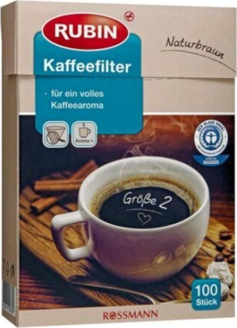 Kahve Filtresi Natural Filtre Kahve Kağıdı 2 Numara 100 Adet