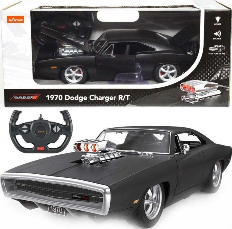 99010 1970 Dodge Charger R/T Sesli ve Işıklı Uzaktan Kumandalı Araba -Sunman