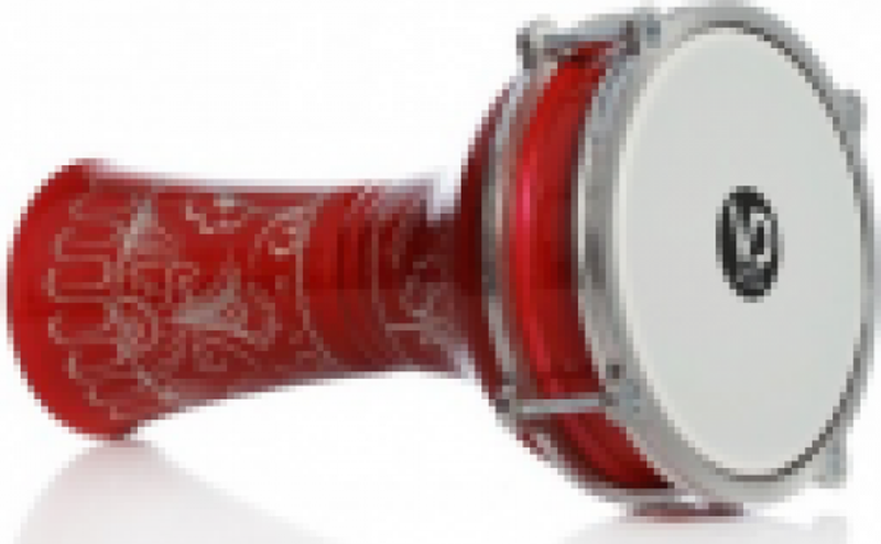 112 Kırmızı Erzincan İşlemeli Alüminyum Darbuka