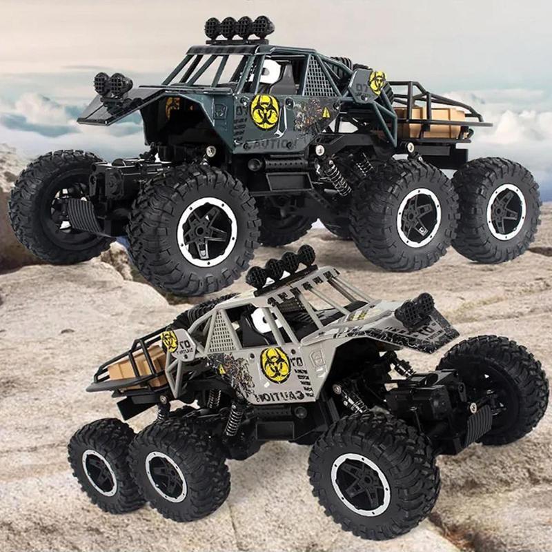 Dev Boy 6X6 6Wd Rc Uzaktan Kumandalı Buggy 24Km/H Hız Rock Crawler Climbing Monster Truck 39Cm