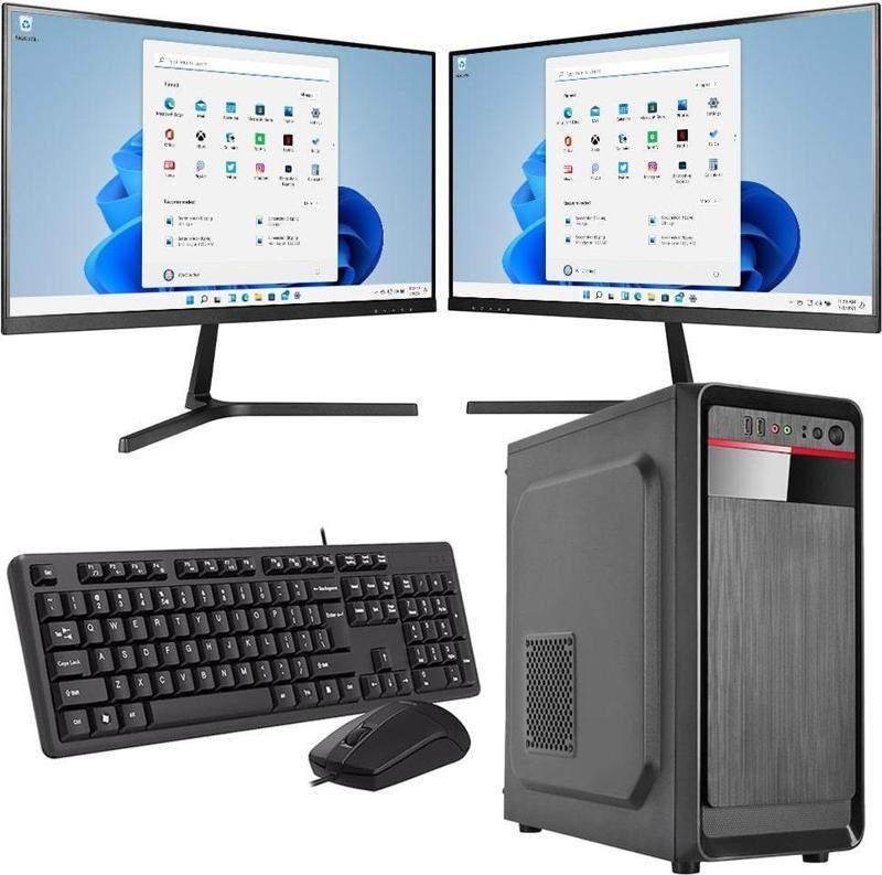 INTEL I7 12700 16GB 480GB SSD Çift 21.5" Monitörlü Ev ve Ofis Bilgisayarı (Business)