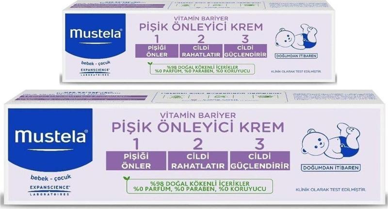 Vitamin Barrier 1-2-3 Pişik Önleyici Krem 100 gr + 50 gr Hediyeli