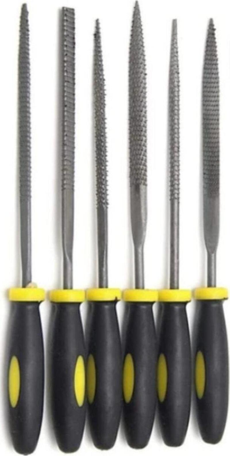 Ahşap Törpü Eğe Seti Plastik Saplı 180mm Törpü Takımı Ahşap Törpüleme 18cm-mini-törpü-6pcs