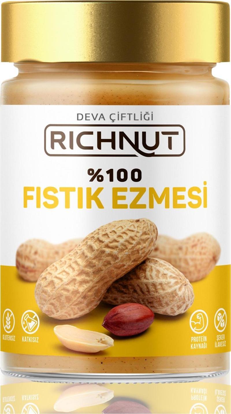 %100 Fıstık Ezmesi (Katkısız, Şekersiz) 300Gr
