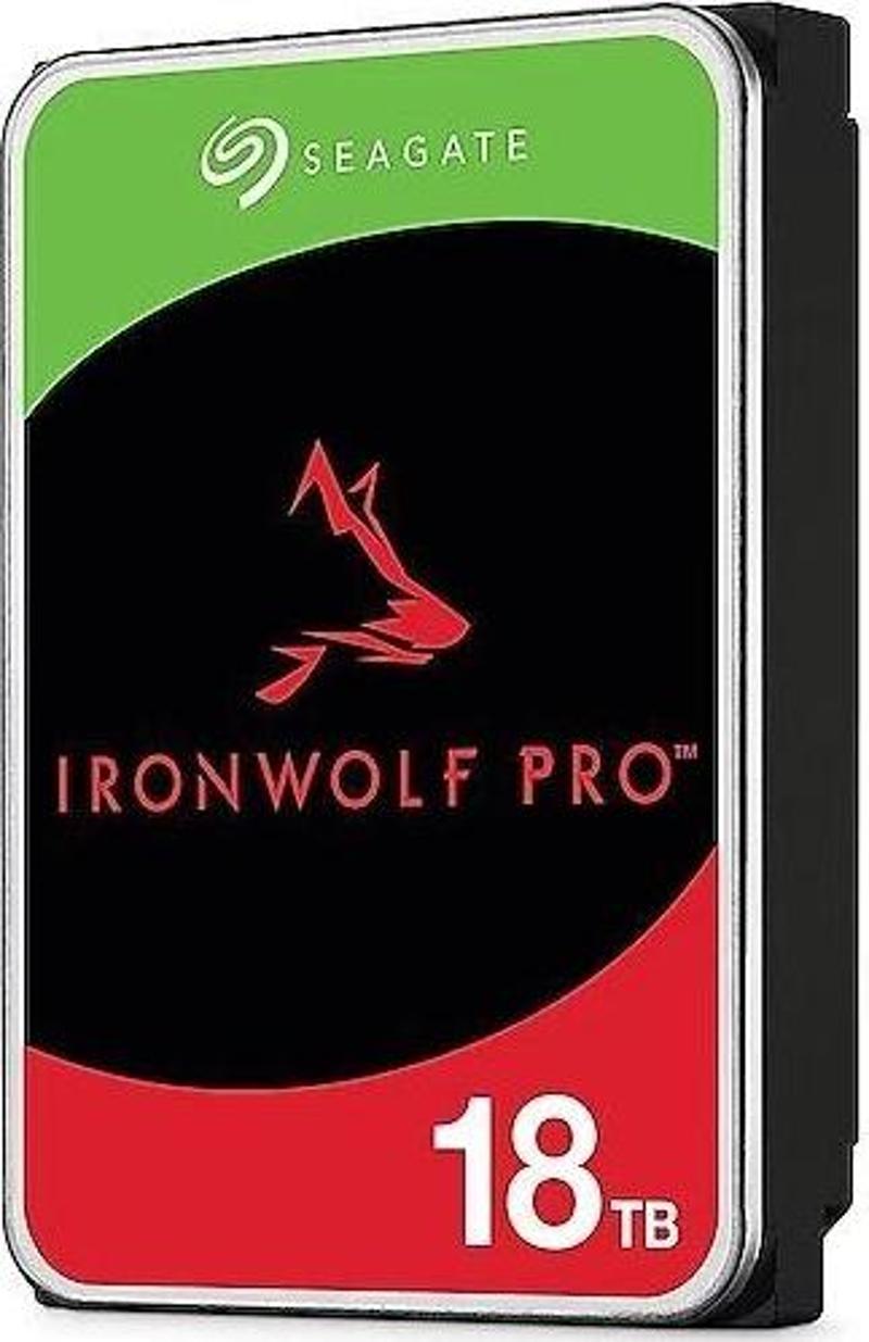 ST18000NT001 IRONWOLF PRO 3.5" 18TB 7200rpm 256mb Sata 7/24 NAS Harddisk