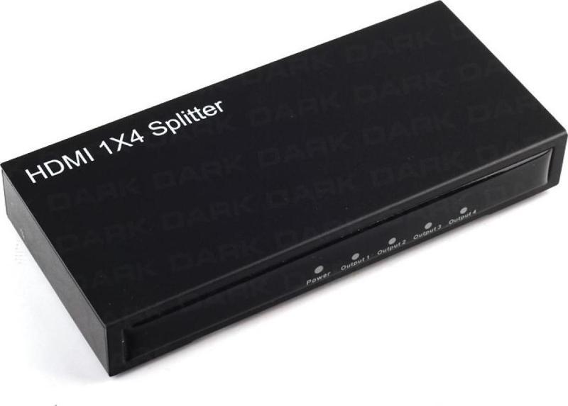 4K Ultrahd 1 Giriş 4 Çıkışlı Hdmi Splitter (Sinyal Çoğaltıcı)