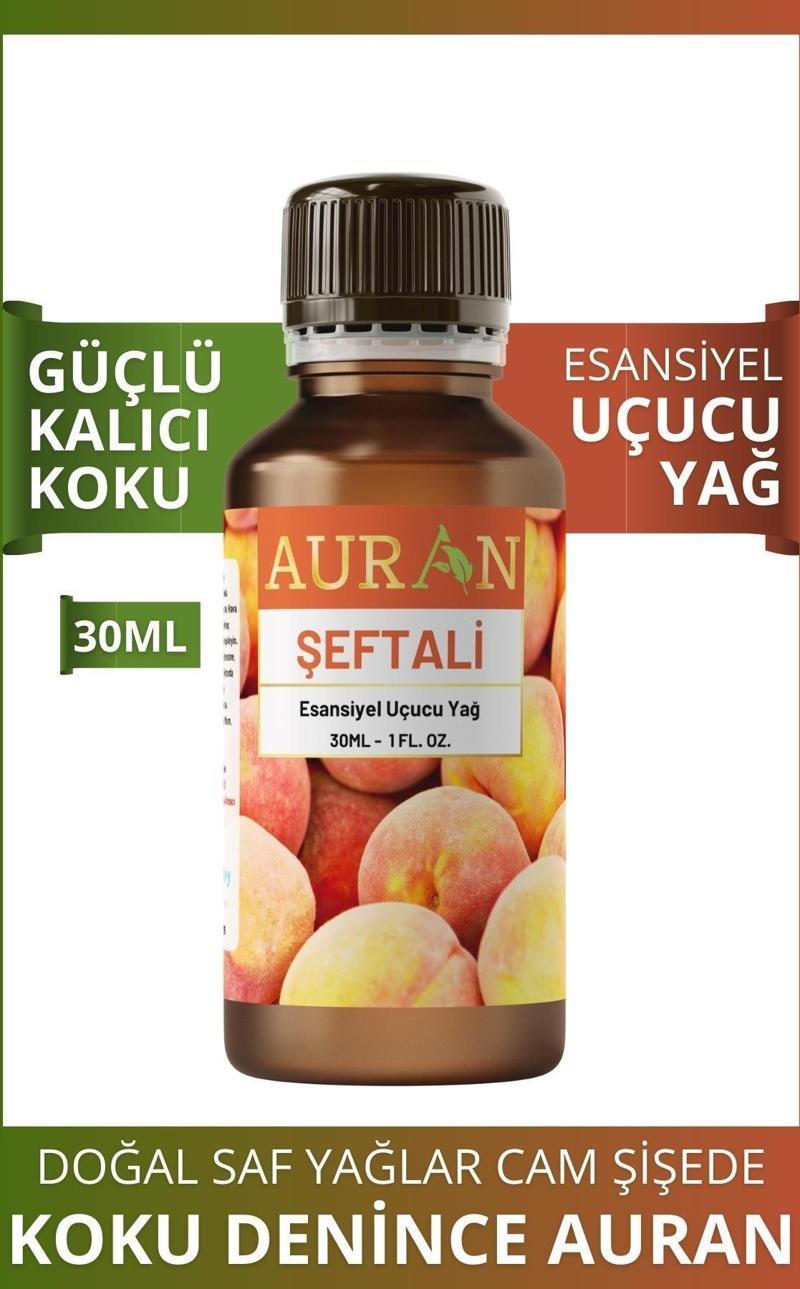Şeftali Saf Esansiyel Uçucu Yağ Buhurdanlık Yağ Difüzör Esansı Aromaterapi Ortam Küre Koku Yağ 30 ml