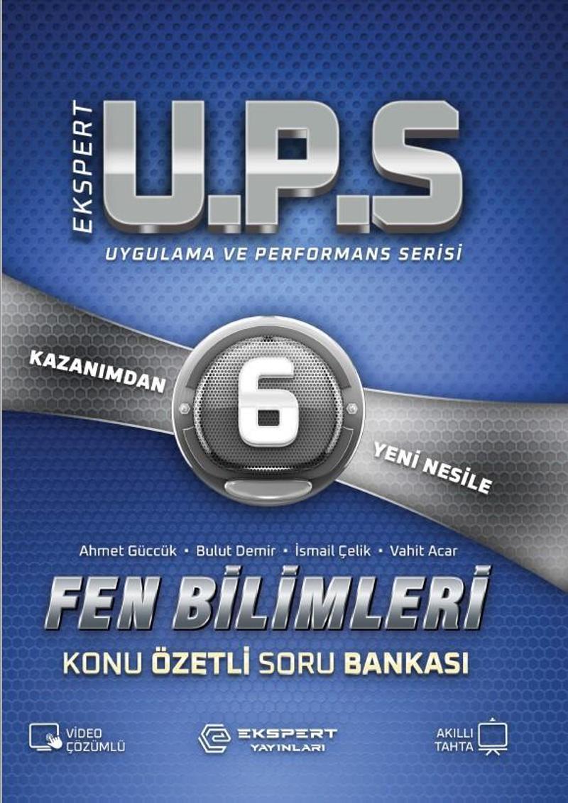 U.P.S Ekspert 6. Sınıf Fen Bilimleri Konu Özetli Soru Bankası