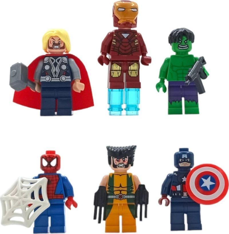 Tutkunlarını Heyecanlandıran Set: 5Cm. Avengers 6'Lı Figür Ve Aksesuarları Oyun Seti