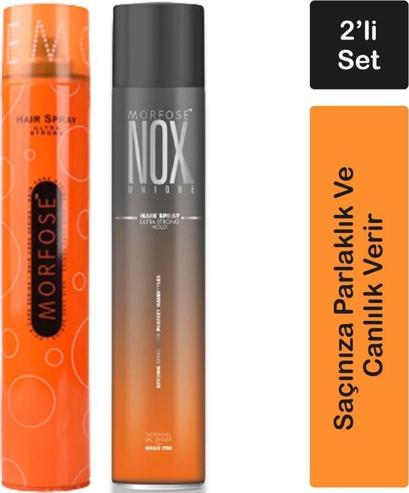 Nox 400 Ml Saç Spreyi + Turuncu Saç Spreyi 400 Ml