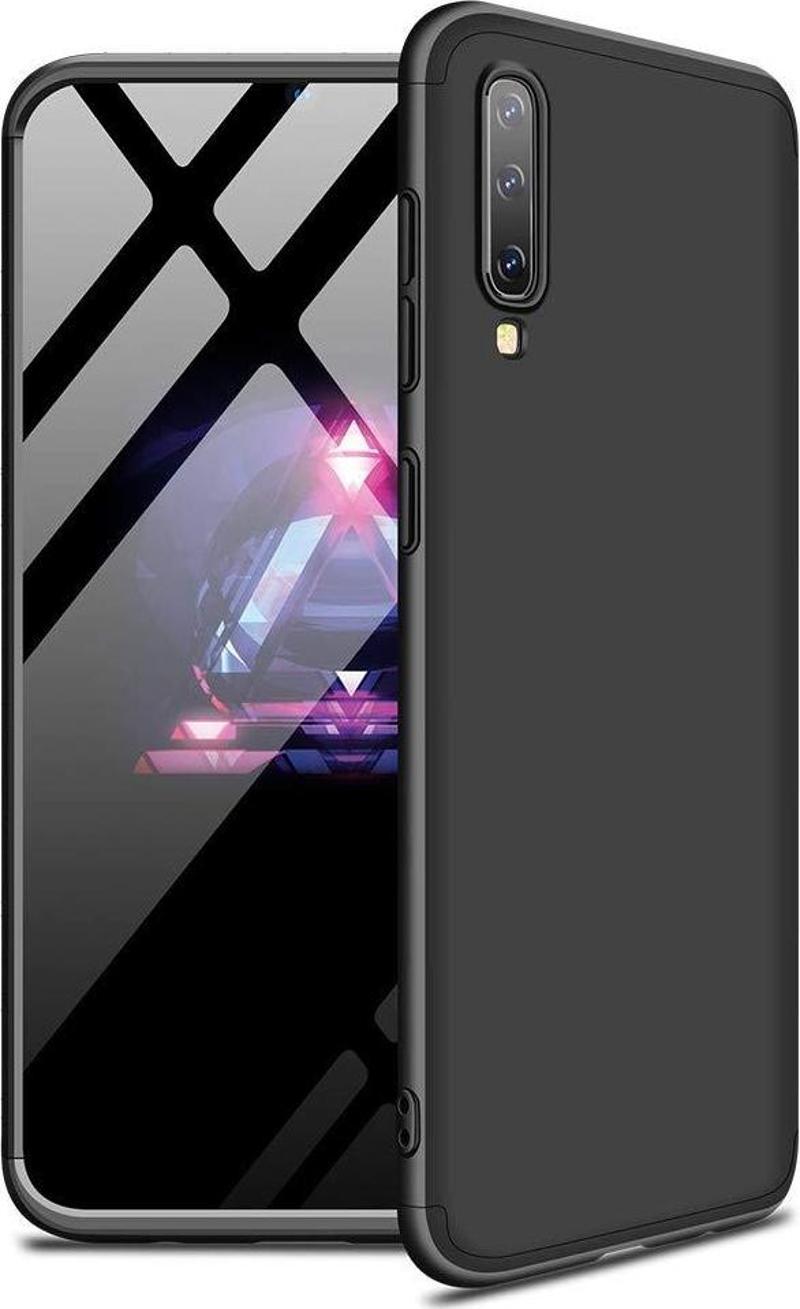 Samsung Galaxy A50 Kılıf Double Dip 360 Protective Siyah