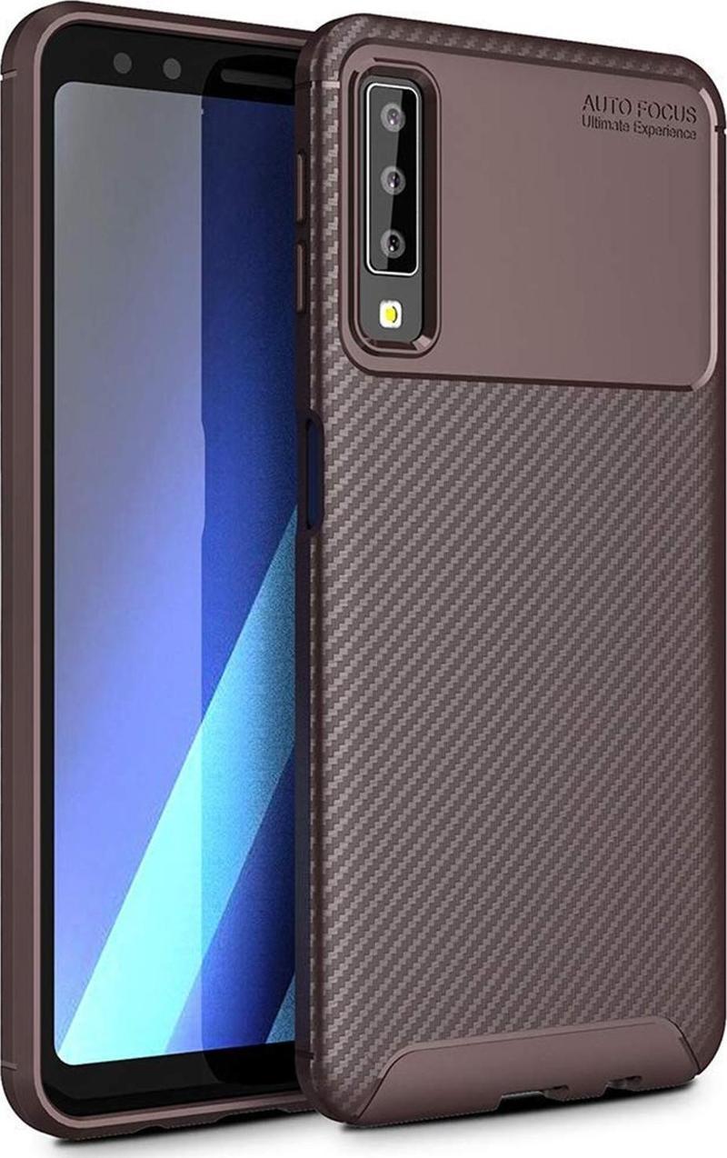 Samsung Galaxy A7 2018 Kılıf Legion Series Kahverengi