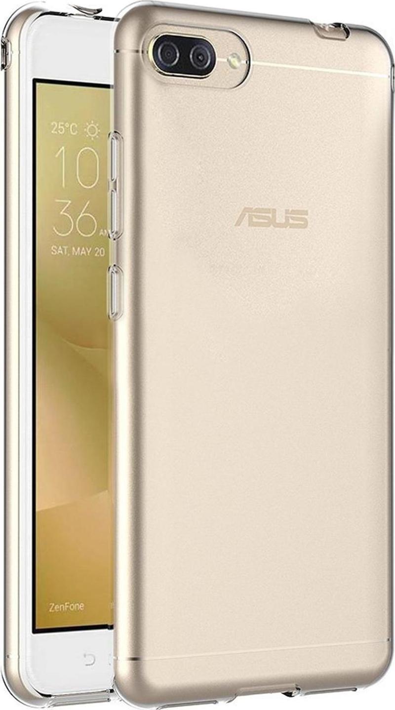 Asus Zenfone 4 Max (5.2'') ZC520KL Kılıf Transparent Soft Beyaz