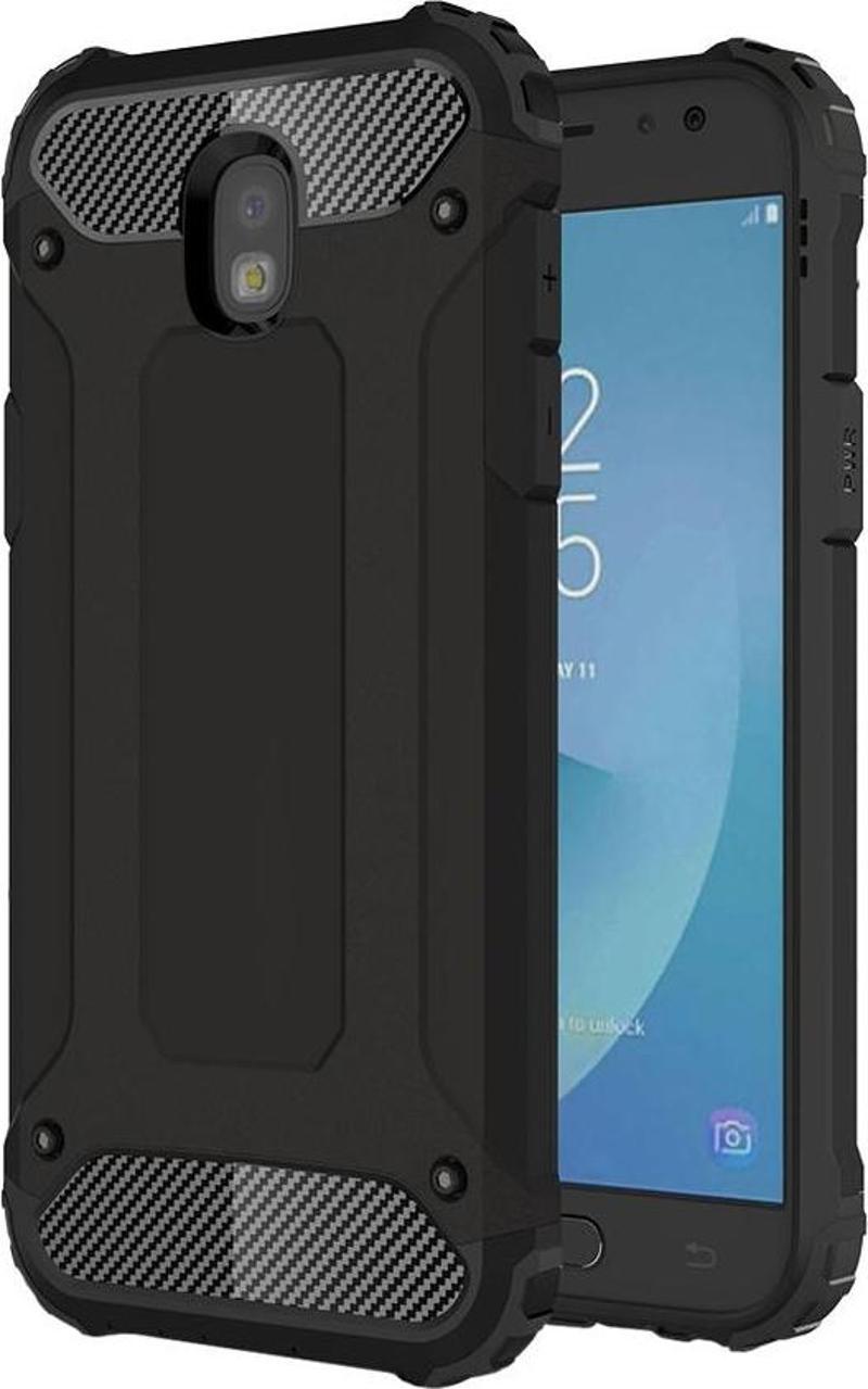 Samsung Galaxy J7 Pro Kılıf Rugged Armor Siyah