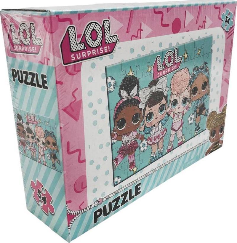 Kids LOL 54 Parça Puzzle LOL7895, Çocuklar İçin Eğlenceli Puzzle