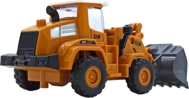 Yaratıcılığı Güçlendiren Oyuncak Dozer 13Cm.: Metal Uç Ve Sürtmeli Özellikleriyle Göz Kamaştırıyor