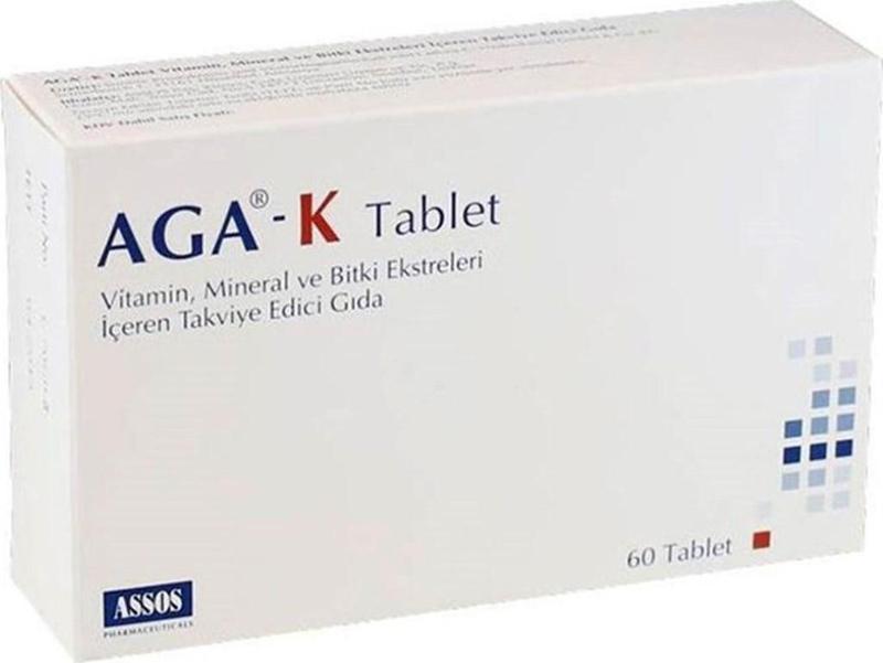 AGA-K Takviye Edici Gıda 60 Tablet