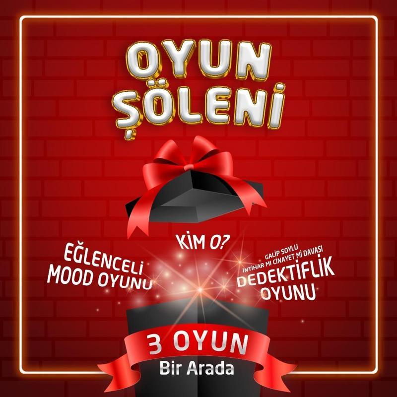 Oyun Şöleni Kutu Oyunu Paketi ( Modunu Seç - Kim O ? - Galip Soylu Dedektiflik Oyunu)