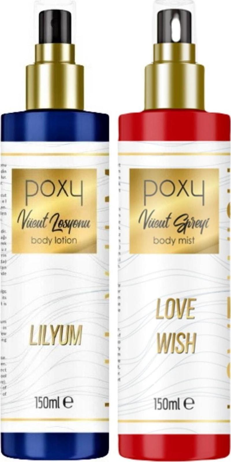 Lilyum Vücut Losyonu 150 Ml & Love Wish Vücut Spreyi 150 Ml