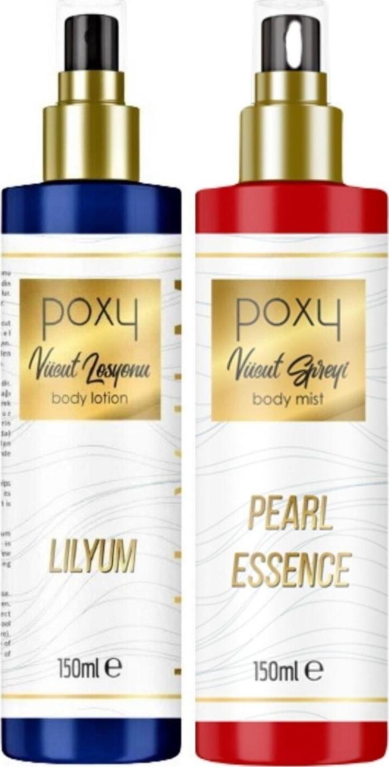 Lilyum Vücut Losyonu 150 Ml & Pearl Essence Vücut Spreyi 150 Ml