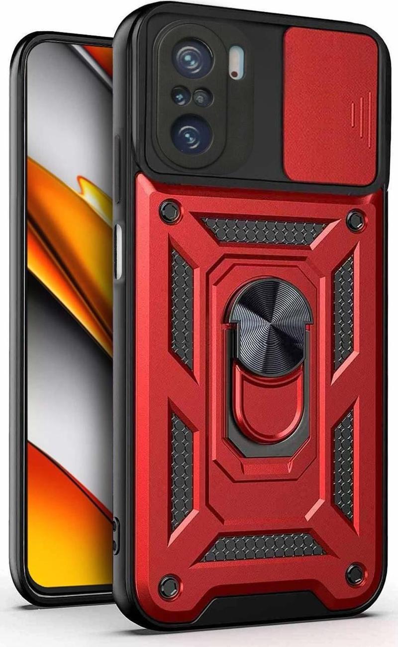 Xiaomi Mi 11i Kılıf Impact Resistant Kırmızı