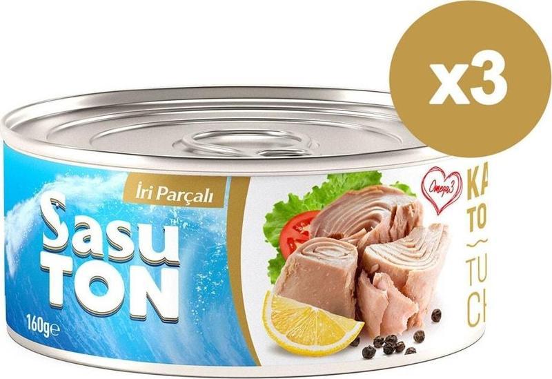 Blue Klasik Ton Balığı 3x160g Iri Parçalı