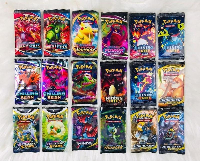 Pokemon Oyun Kartı Karma Set (18 Paket)