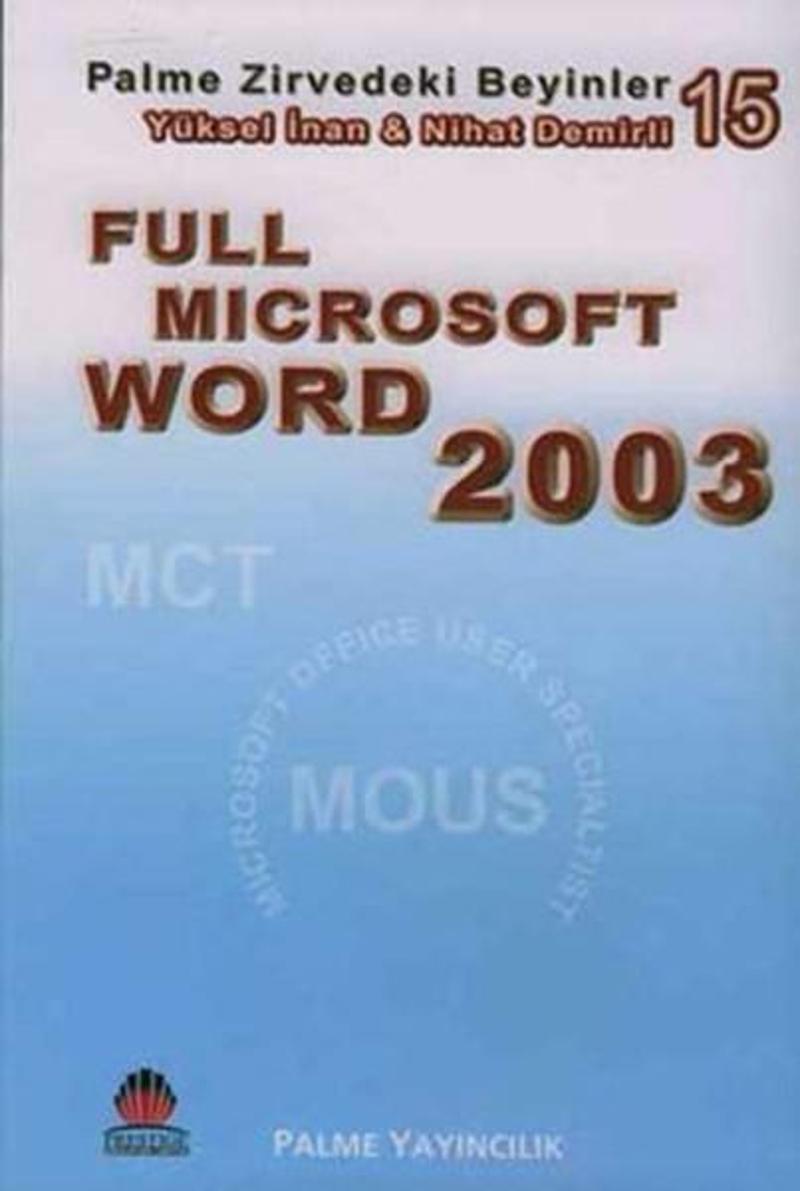 Full Mıcrosoft Word 2003 - Zirvedeki Beyinler 15