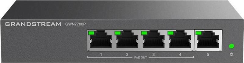 GWN7700P 5 Port 4 Port POE Yönetilemez Gigabit Poe Switch