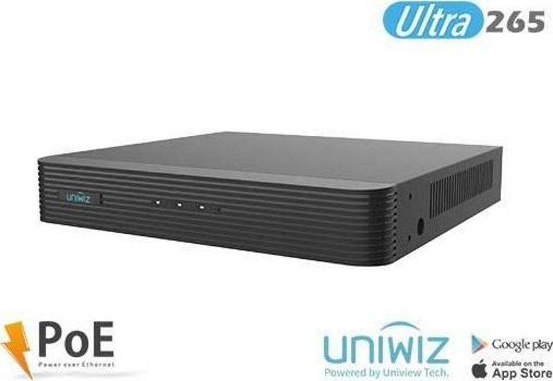 Uniwiz NVR-216S2-P16 16 Kanal 16 Port Poe Nvr Kayıt Cihazı