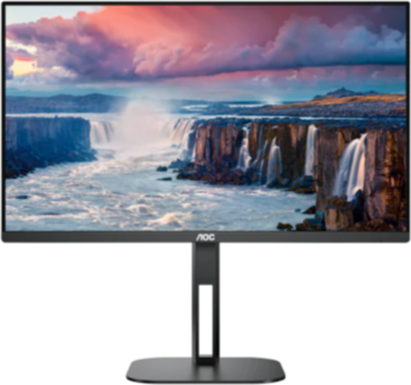 Q27V5C/BK 1Ms 75Hz 27" QHD HDMI DP USB-C Pivot FreeSync IPS LED Monitör
