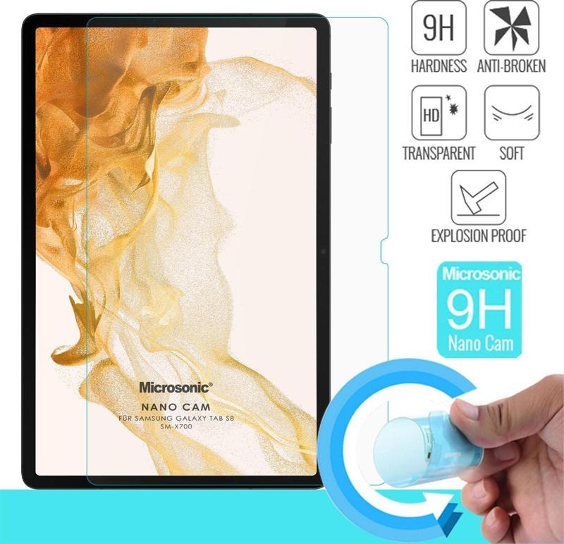 Samsung Galaxy Tab S8 X700 Nano Glass Cam Ekran Koruyucu