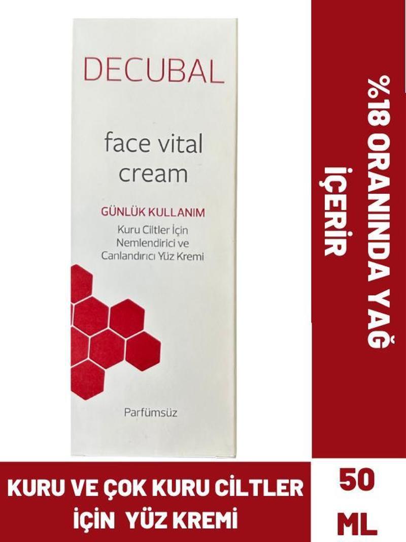 Face Vital Kuru ve Hassas Ciltler İçin Ekstra Besleyici Krem 50 ml