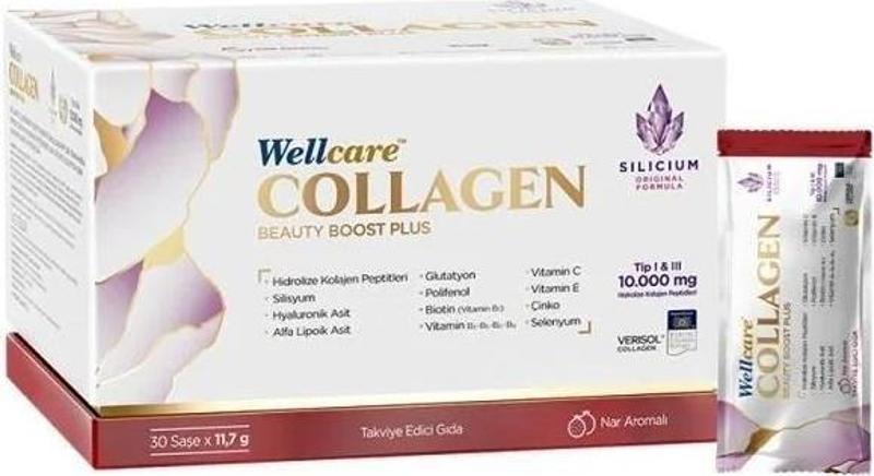 Collagen Beauty Boost Plus 10.000 mg Nar Aromalı 30 Saşe