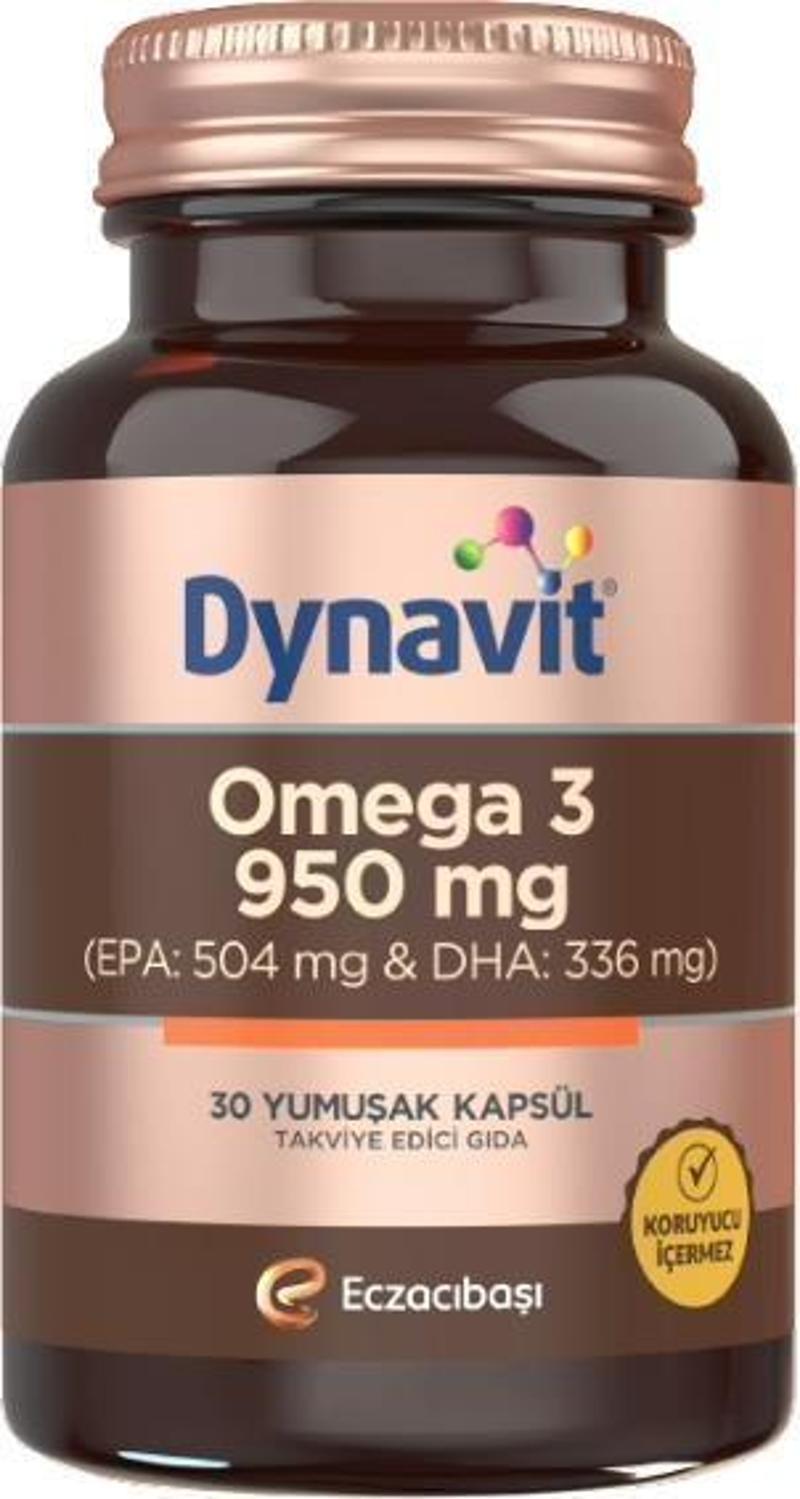 Dynavit Omega 3 Takviye Edici Gıda 950 Mg 30 Kapsül