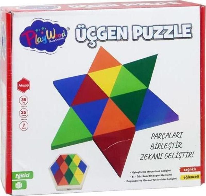 Ahşap Üçgen Puzzle Ony-395