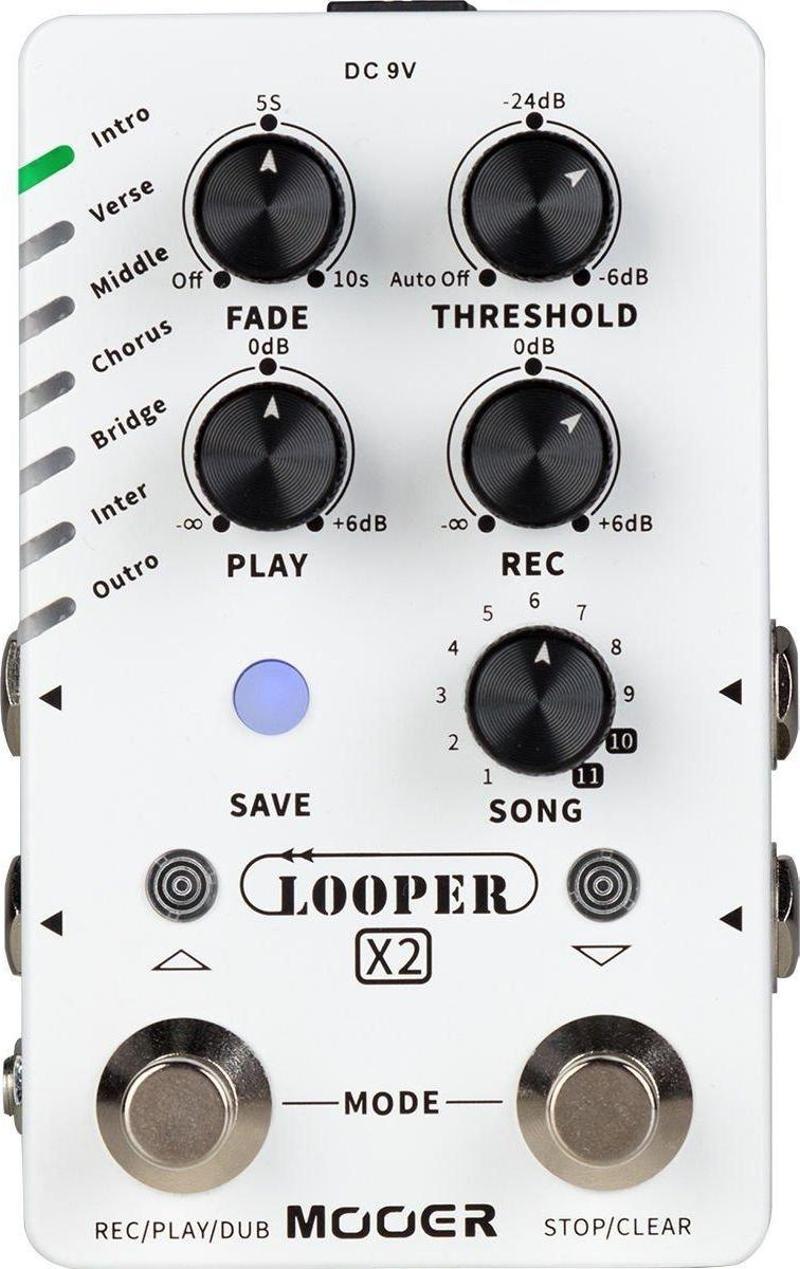 M727 Stereo Looper Gitar Pedalı